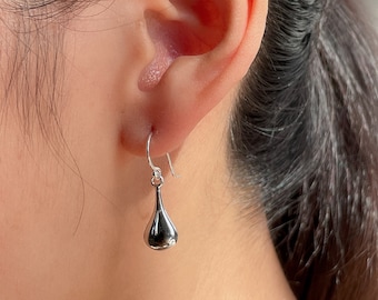 Silver drop earring | Simple silver earrings | Tear drop earrings | Silver Accessories | Gifts for her | Casual Earrings | ERFF