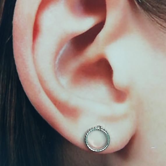 Clous D'oreilles Argent Années 20-30 - Paire Vintage Occasion