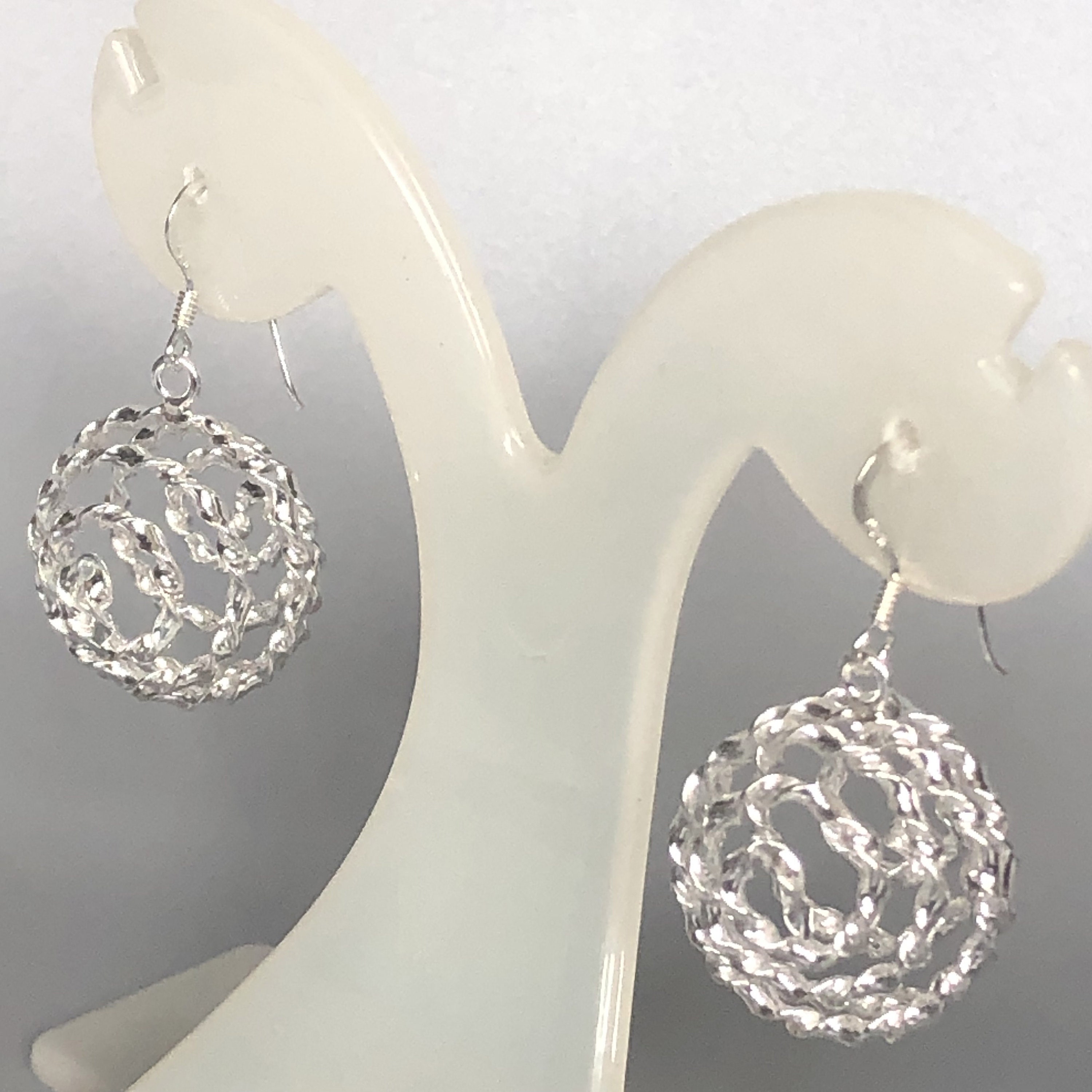 Circle of life - Ball Earrings - Silver