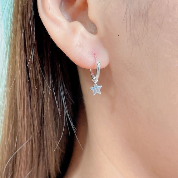 Set Di Orecchini In Argento Sterling 925 – Tre Creoli Con - Foto 4