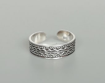 Ethnic sterling silver toe ring | Toe ring band | Bohemian jewelry | Body jewelry | Foot jewelry | Minimalist toe ring | TRN