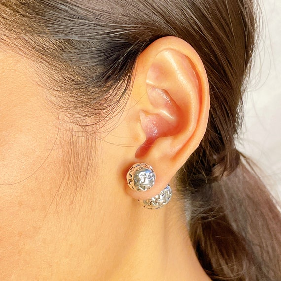 Spiral Hoop Earrings with Tapered Baguette Diamonds – ARTEMER