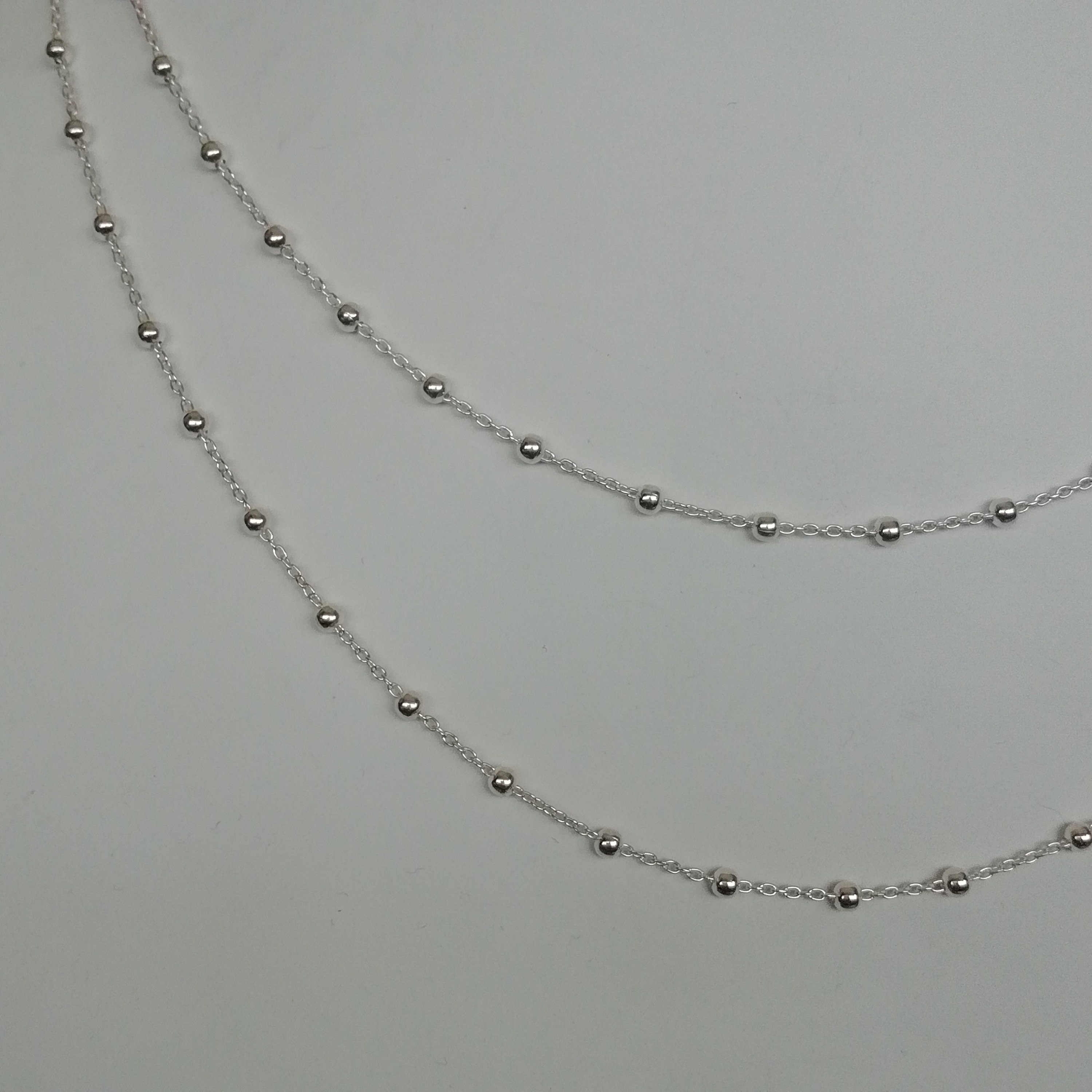 [COLD FRAME] / ☆ CHERISHING MOMENT SILVER BALL NECKLACE CHERISHING MOMENT SILVER BALL NECKLACE