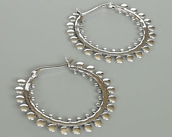 Festival étnico Damas Regalo Gota De Latón Aro Pendientes-boho Steampunk