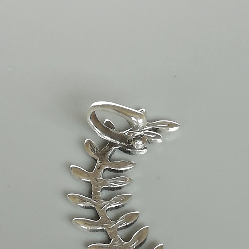 Bohemian ear climber Gifts for her Leaves earring Silver Accessories EFSF Silver leaf branch ear climber Silver earrings