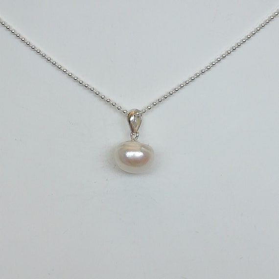 Collar Con Colgante De Perlas De Agua Dulce Y Jade Verde Para Mujer, De