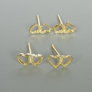 Heart Ear Studs Earrings - Pair main image 1
