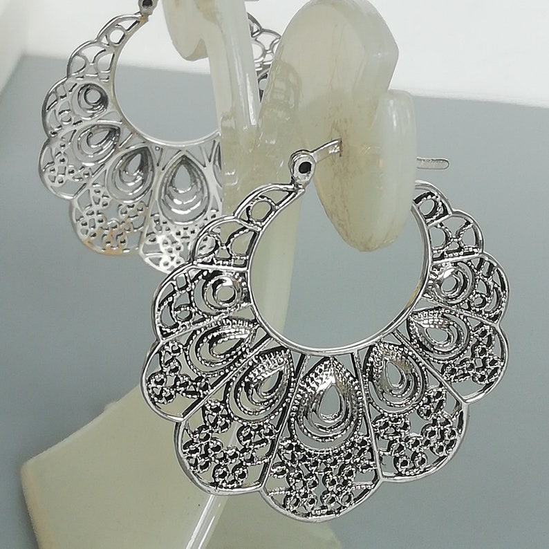 Coumba 24K Filigree Hoop