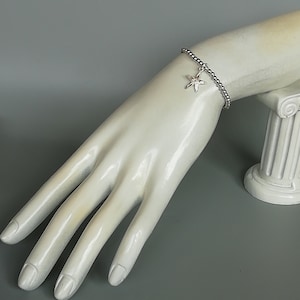 Sterling silver starfish bracelet | Valentine gift | Balls bracelet | Pretty gift for her | Sterling silver bracelet | BN