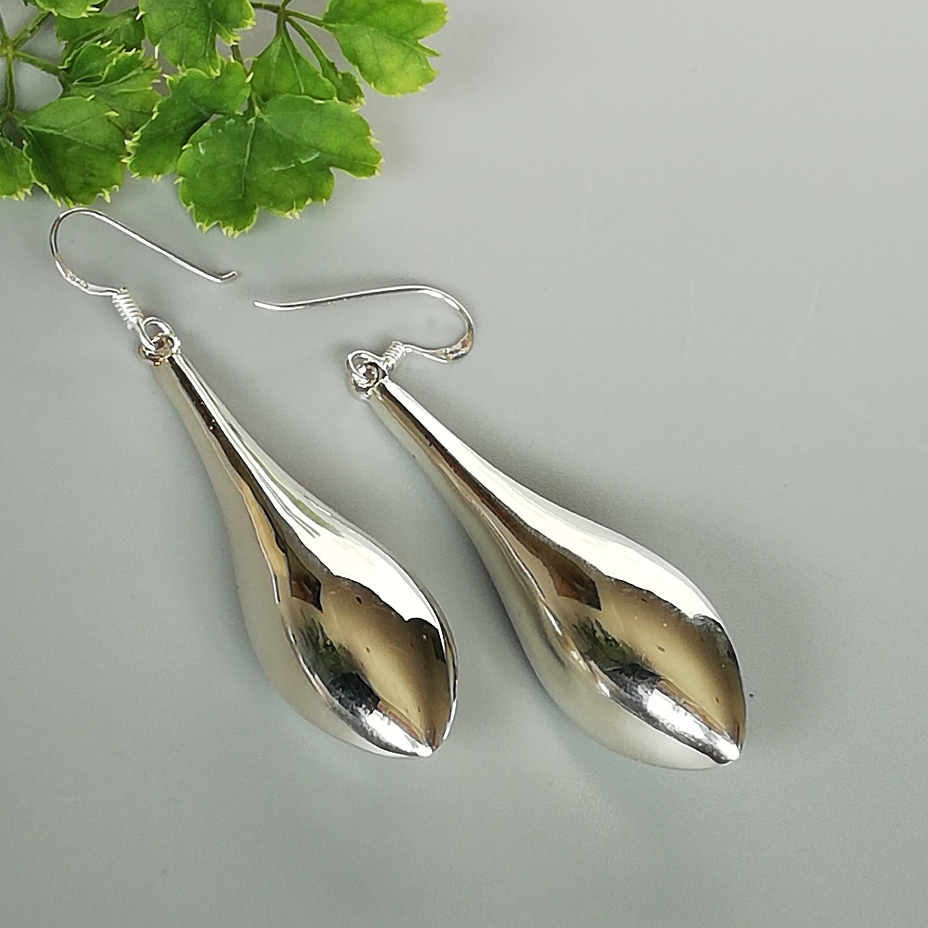 【HYERES LOR】24FW★ Triple Silver Square Slide Earrings HYERES LOR】24FW☆ Triple Silver Square Slide Earrings