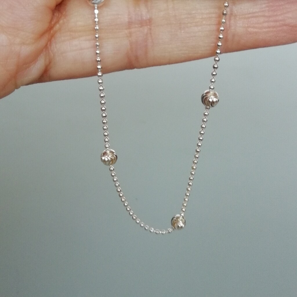 2 Perline In Argento Sterling 925 A Forma Di Rosa Con 3 Fori, Per Bracciali E Gioielli | Elementi Decorativi Per Bigiotteria, 16 Mm
