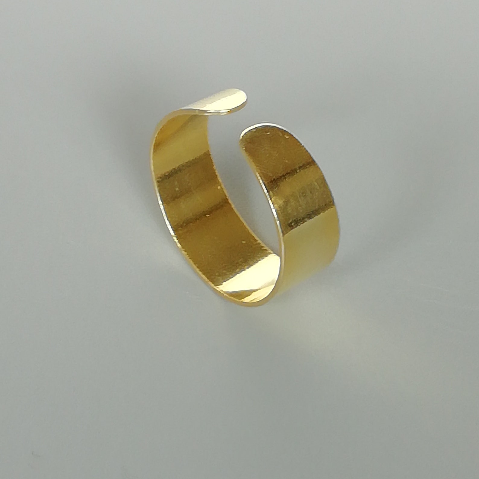 Gold Plated Toe Ring 6mm Toe Band Matte Gold Toe Ring Etsy
