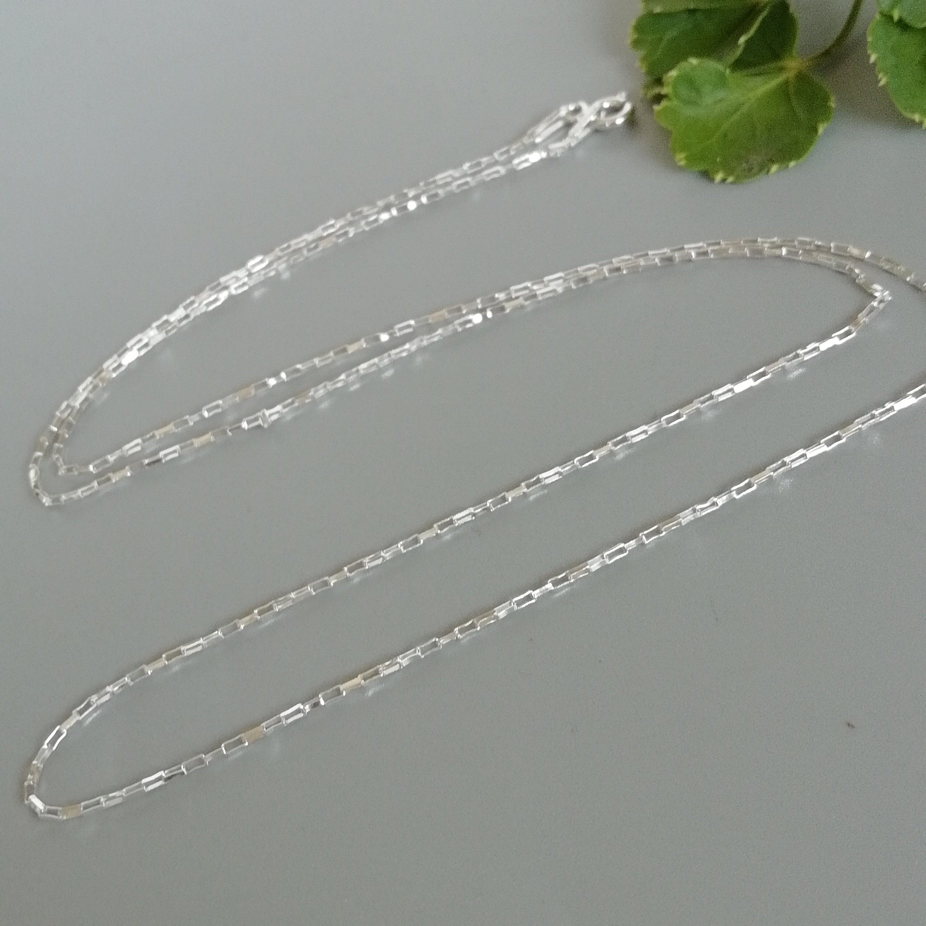 Sterling Silver Cable Link Chain | Dainty Neck Chain Sterling Silver Cable Link Chain | Dainty Neck Chain