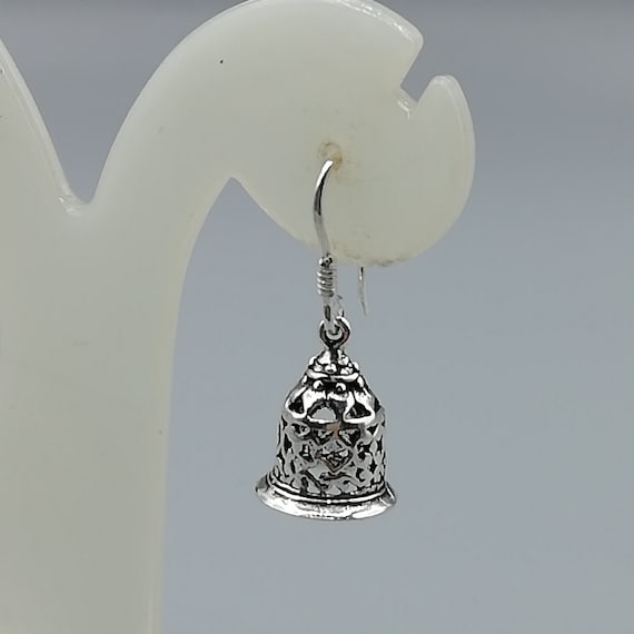[COLD FRAME] / ☆ COLORLESS BELL EARRINGS Labulgara White Pearl Horizon Mini Thread Earring - At