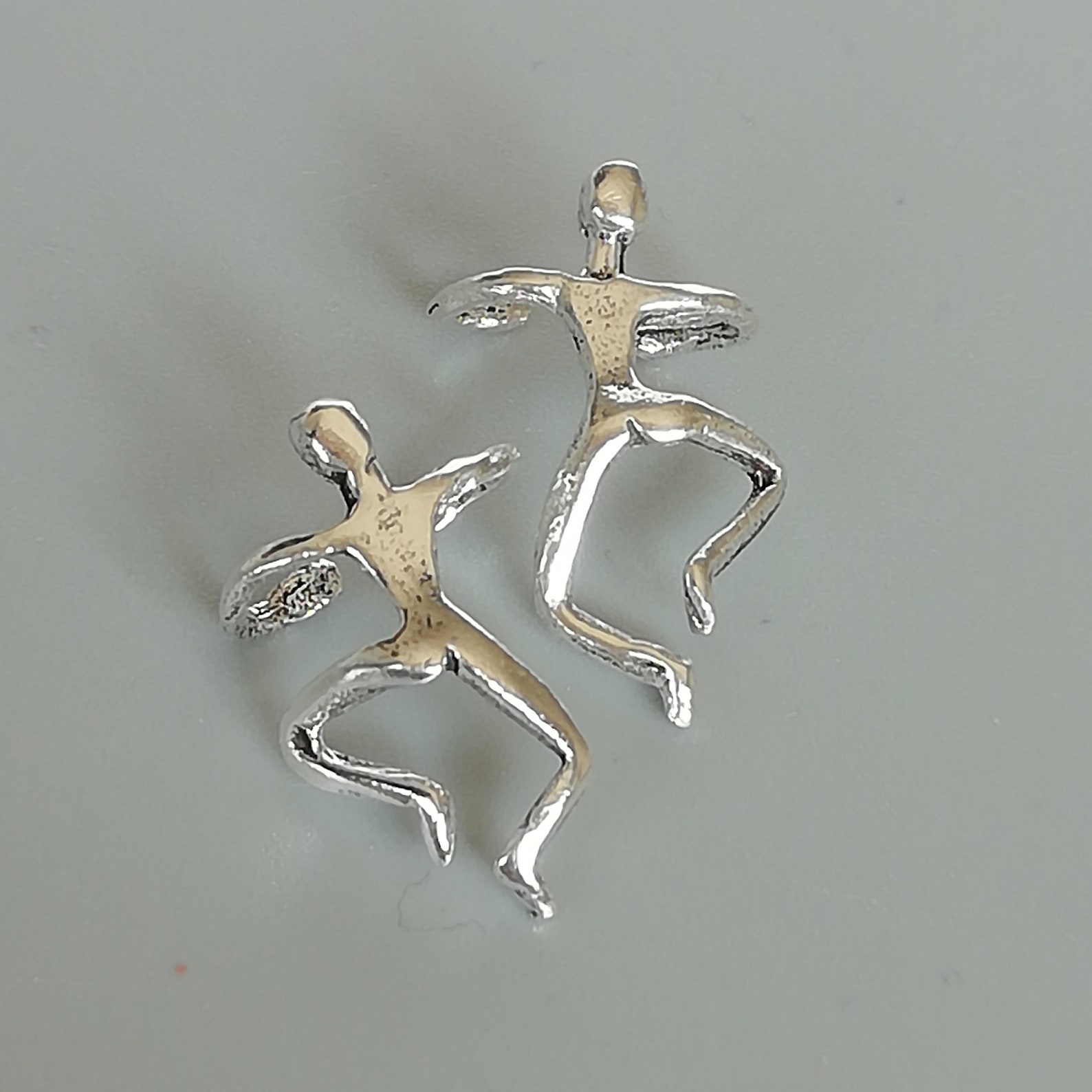 Climbing man ear cuff Sterling silver ear climber No Etsy