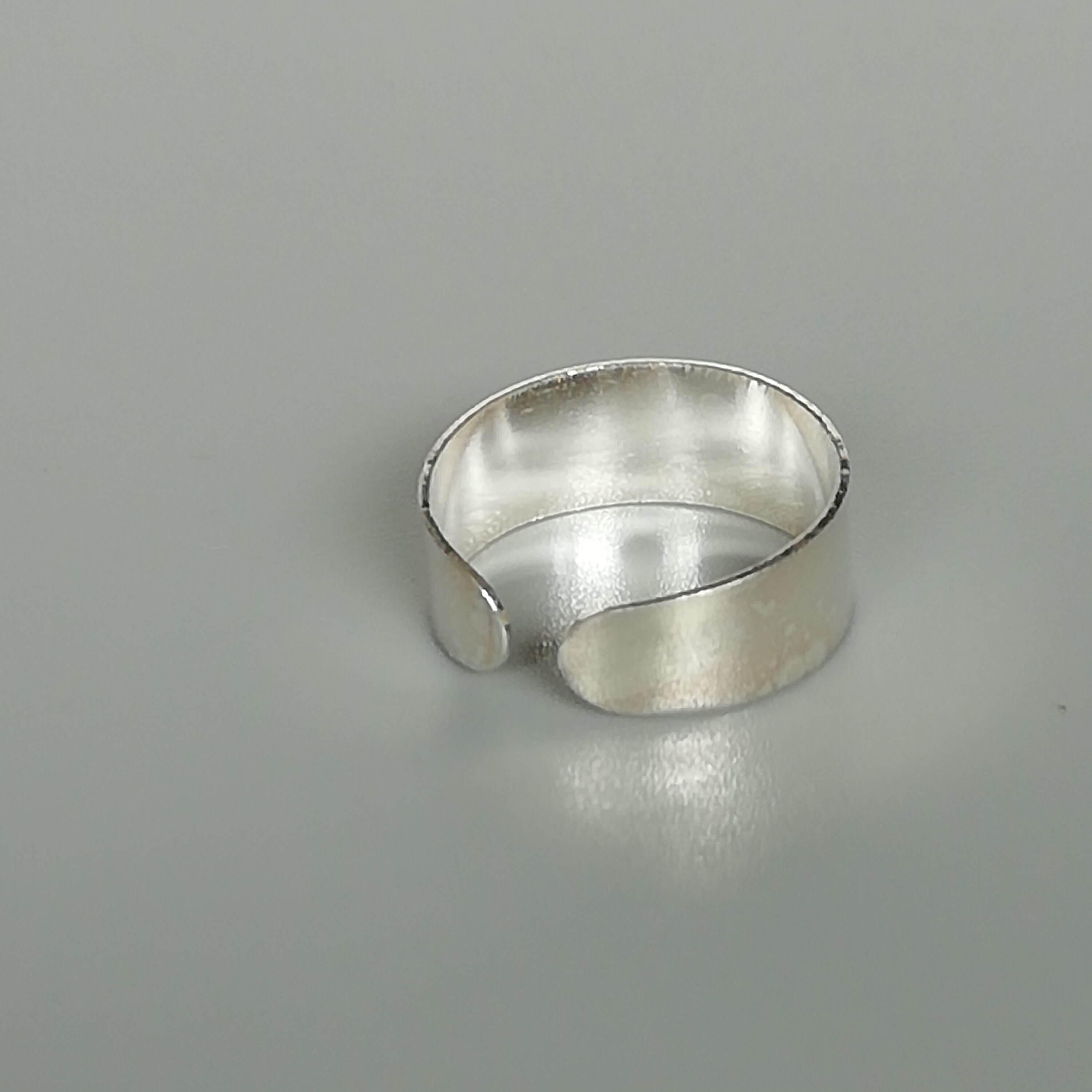 Silver toe band 6mm toe band Minimalist toe ring Pretty | Etsy