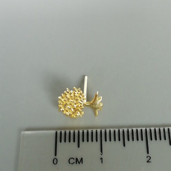 ピアス EOU STUDIO THE TREE EC1GOLD Gold Tree of Life Ear Stud | Gold Plated Earrings
