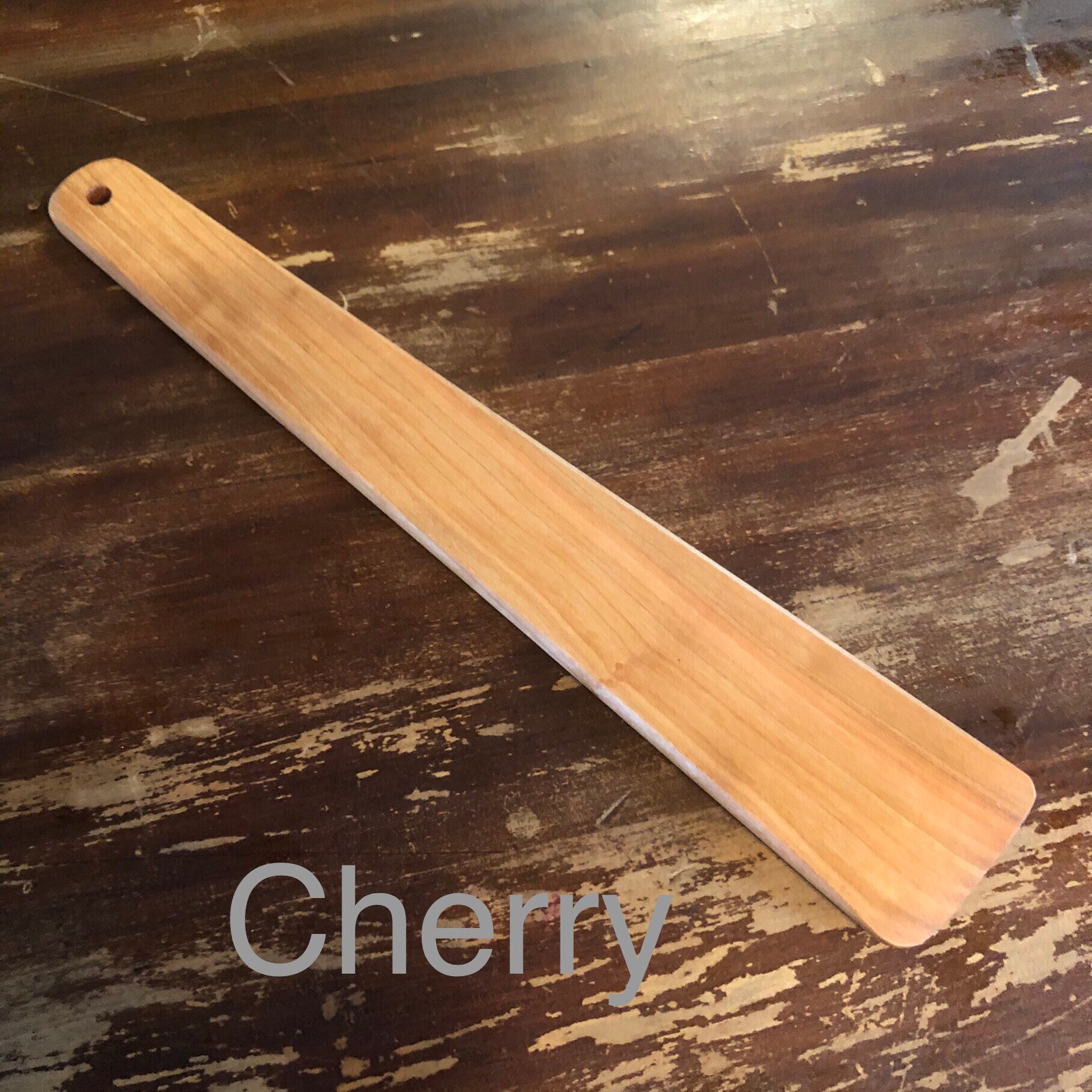 Wooden Sautée Spatula, Stirrer, Mixing, Hardwood Kitchen Utensil, 13” long,  Maple, Cherry, Hickory, Walnut, Purpleheart, Free Shipping USA