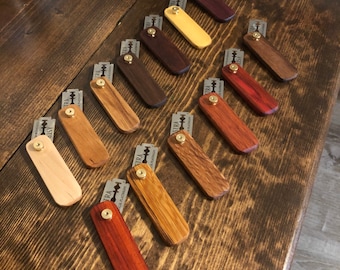 Handmade Retractable Bread Lame: Hardwood Dough Scoring Knife