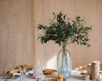 Olive Branch|Special Offer!|Artificial Fake Stem|Faux Greenery|with or no Fruit|Wedding Home Restaurant Hotel Decoration Table Centerpieces