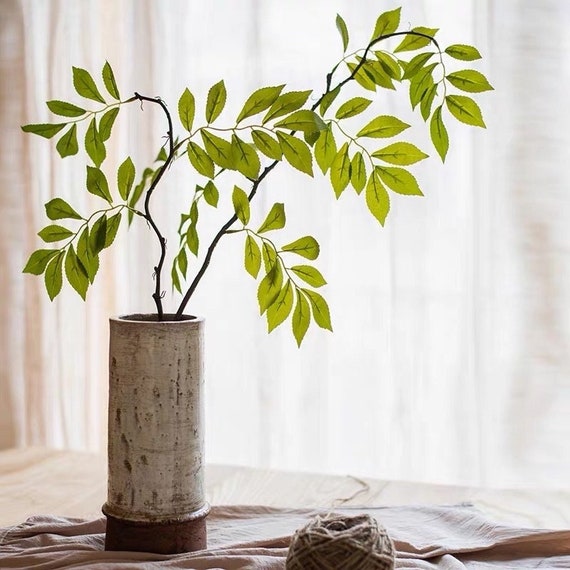 Tiges de plantes artificielles en plastique et soie pour décoration 85CM 3 pièces MCBOSON
