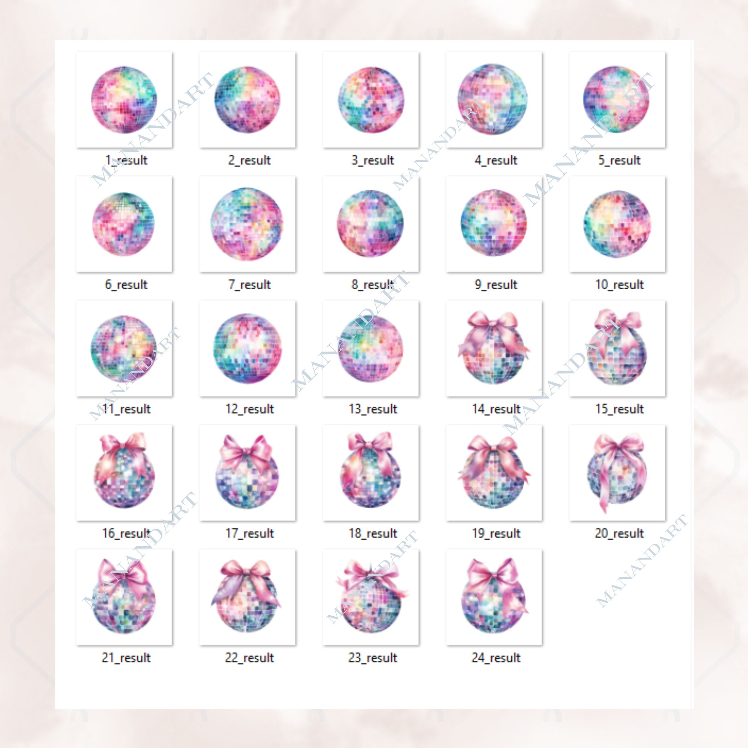 Watercolor Pastel Pink Disco Ball Png,retro Disco Ball,pastel Disco ...