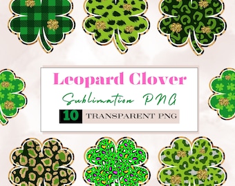 Leopard clover png,Leopard shamrock sublimation png,4 leaf clover png,st patrick sublimation,clover sublimation,lucky clover png,clover png