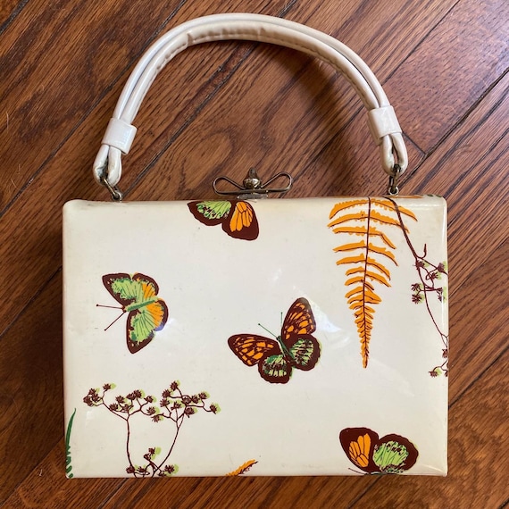 Kitschy 1970's Butterfly Box Purse