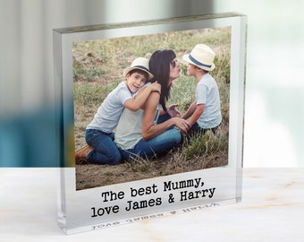 Gift for Mum, Gift For Mom, Mothers Day Gift, Photo Gift For Mum, Mother And Daughter Gift, Personalised Photo Block, Photo, Mothers Day