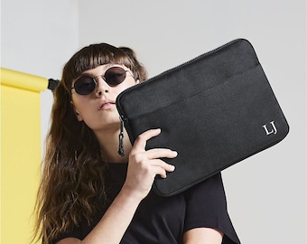 Personalised 13" Laptop Bag, Laptop Case, Monogram Laptop Bag, Custom Laptop Bag, University, Initial Laptop Bag, Monogrammed Laptop Case