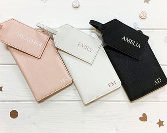 passport holder luggage tag set