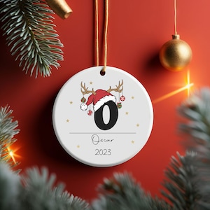 Monogrammed Ornament Etsy UK