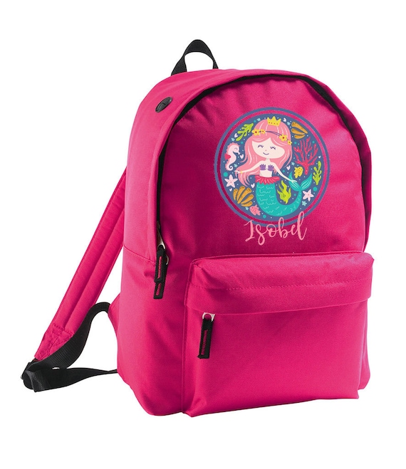 Kids mermaid backpack top