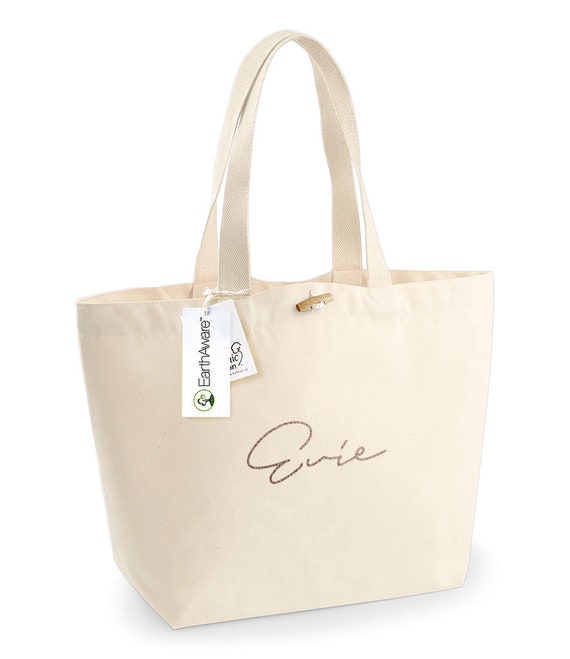 Bolso de mano grande personalizado bolso de compras grande bolso uni bolso de compras personalizado bolso de libro grande bolso impreso personalizado bolso de algodon organico Etsy Espana
