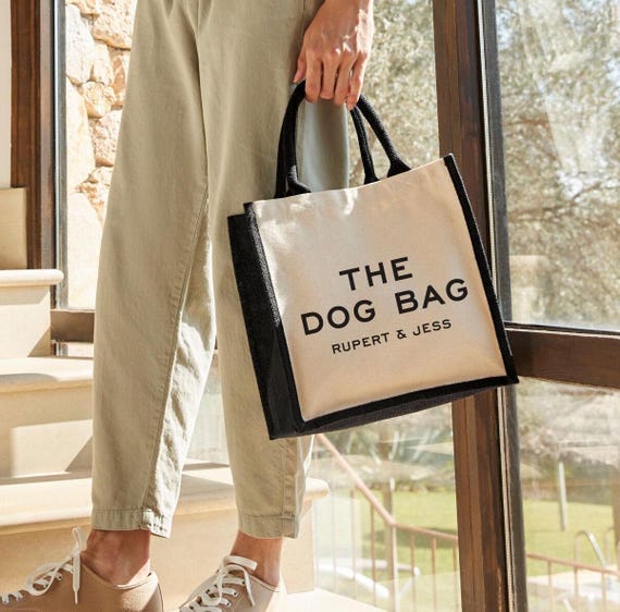 Personalised The Dog Tote Bag, Handbag Gift Idea for Dog Mum, Dog Lover, Pet Lover, Dog Owner, Canine Lover, Dog Walker, Mothers Day