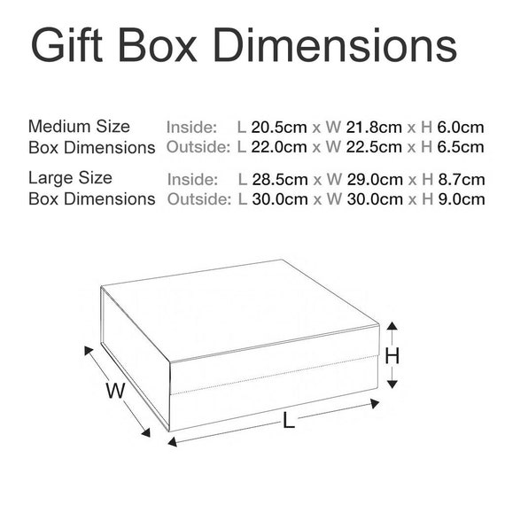 Update more than 147 standard gift box sizes best - kenmei.edu.vn