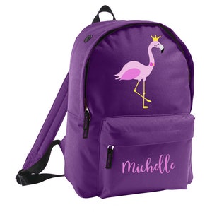 Flamingo Backpack Etsy Ireland