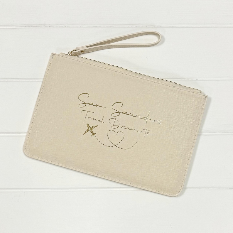Family Passport Holder, Personalised Travel Document Wallet, Passport Wallet, Faux Leather Travel Folder image 7