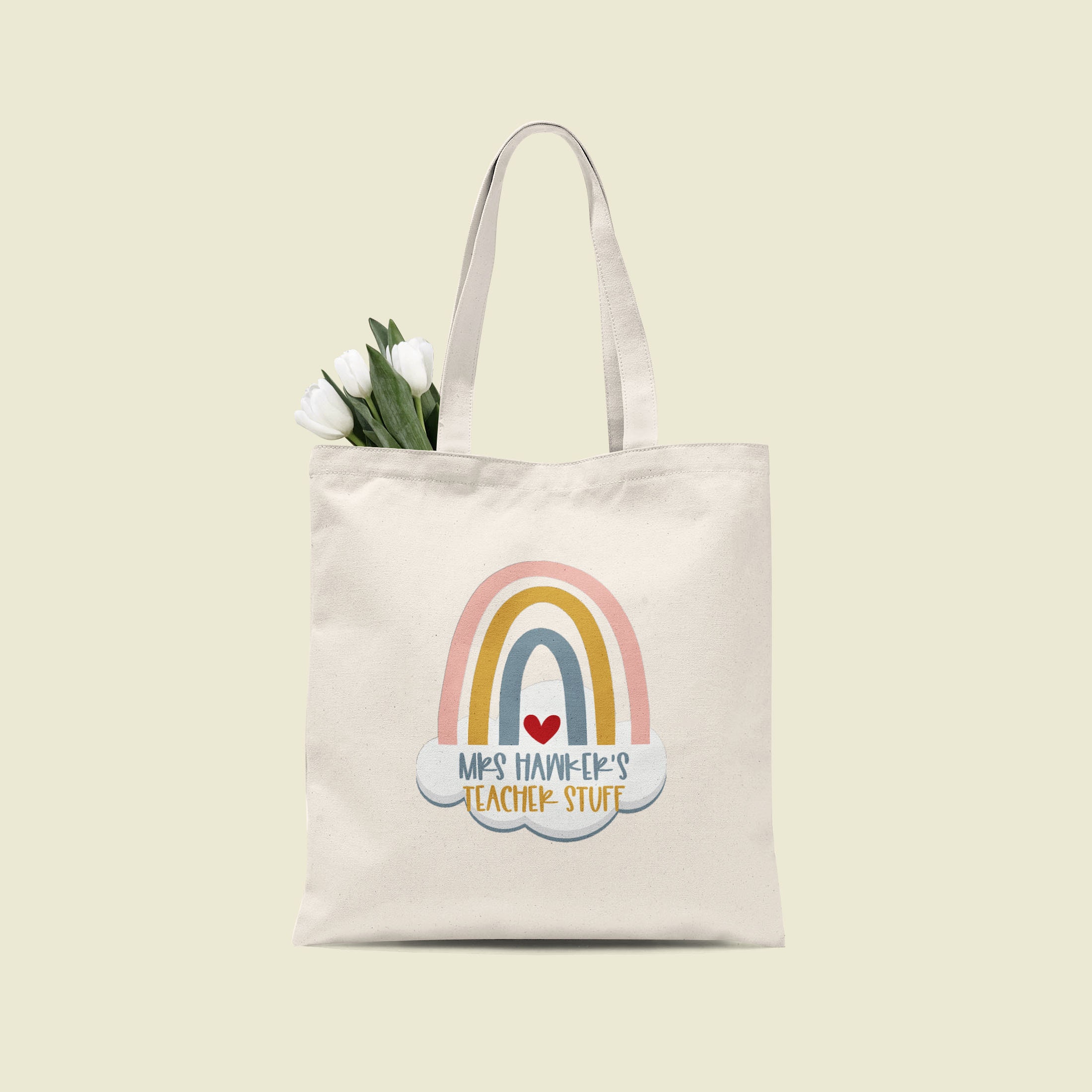 Personalised Teacher Tote Bag, Teacher Tote Bag, School Leaving Gift,…