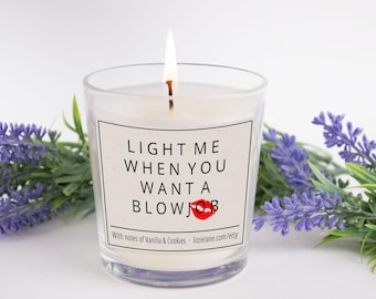 Funny candle, Blow Job Candle, Fun Gifts For Men, Rude Candle, Gift For Him, Christmas Gift for Him, Fun Christmas Gift, Inappropriate Gift