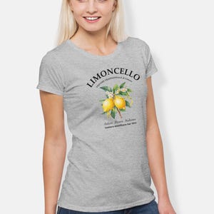 Limoncello Shirt, Amalfi Coast Italy Lemons T-shirt, Holiday Shirt for Her image 7