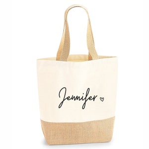 Bolsa de mano grande personalizada, bolsa de compras grande, bolsa Uni, bolsa de compras de yute personalizada, bolsa grande para libros, bolsa con impresión personalizada, bolsa grande