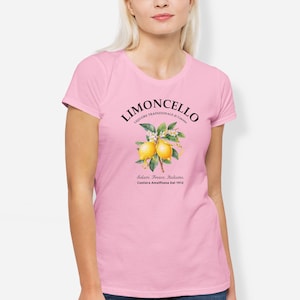 Limoncello Shirt, Amalfi Coast Italy Lemons T-shirt, Holiday Shirt for Her image 8