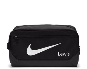 Personalised Nike Shoe Bag with Name, Football Boot Bag, School PE Bag, Gym Trainer Bag, Sports Gift for Kids Boys Girls, Golf Shoe Bag