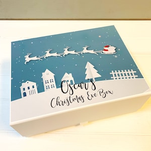 Heiligabend-Box, Weihnachtsgeschenkbox, Weihnachtsabend-Box, personalisierte Heiligabend-Box, Kinder-Heiligabend-Box, Luxus-Weihnachtsbox