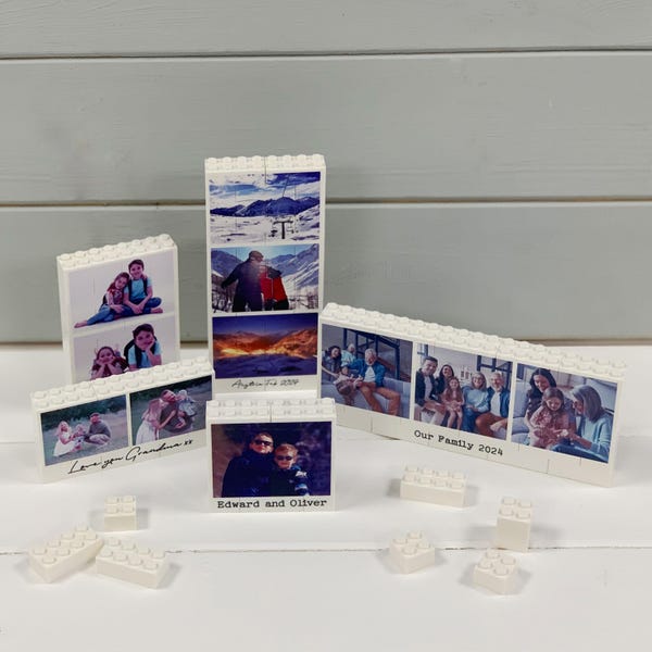 Custom UV Printed Photo Building Blocks, LEGO Compatible Gift