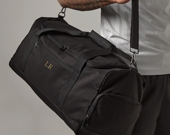 Personalisierte Monogramm Sporttasche, individuelle Seesack, Reisetasche Geschenk für ihn, Reise Cabochon Tasche, Schulsport Kit Tasche, Vatertag