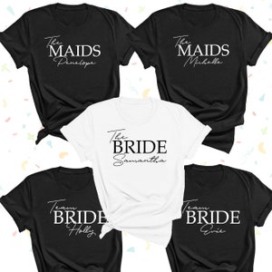 Personalised Hen Party T Shirts, Bachelorette Party Tshirts, Team Bride T Shirt, Hen Party Shirts, Bachelorette Shirts, Hen Do Tshirts,