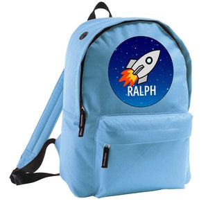 Sac à dos Rocket personnalisé, cartable Rocket, sac à dos spatial pour enfant, sac à dos scolaire pour garçons, sac à dos enfant étudiant, rentrée scolaire