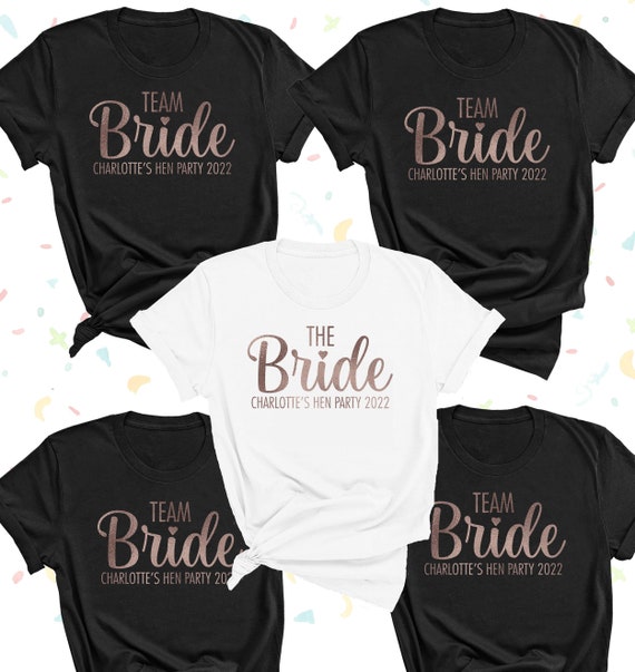 Team Bride - Hen Night, Bridesmaids, Bachelorette Party Gift For Women